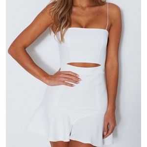 White Fox Just My Type Mini Dress